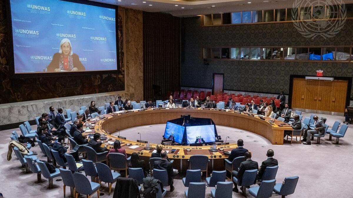 DSRSG Freeman briefs the UNSC