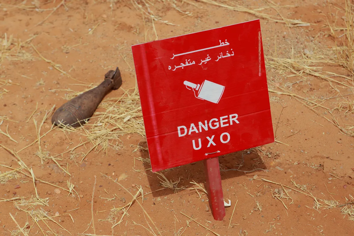 Odo Storage Sign UNAMID Ordance Disposal Office (ODO) | UNAMID