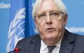 UN Special Envoy for Yemen, Martin Griffiths briefs the press in Geneva