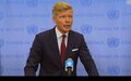 UN Special Envoy Media Stakeout