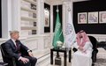 Grundberg meets the Saudi Minister of Defense, Prince Khalid Bin Salman 
