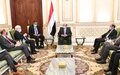 المبعوث الأممي غريفيث يلتقي بالرئيس اليمني هادي في الرياض