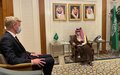 المبعوث الأممي الخاص إلى اليمن، هانس غروندبرغ، يختتم زيارة إلى الرياض