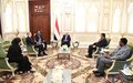 المبعوث الأممي يلتقي بالرئيس اليمني في الرياض