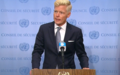 Transcript of media stakeout by UN Special Envoy for Yemen, Hans Grundberg, following Security Council briefing