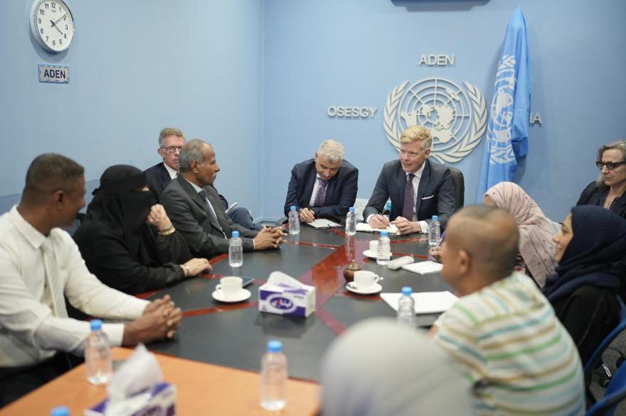 SE Grundberg meeting with representatives of civil society