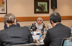 24 أكتوبر/ تشرين أول 2024 – مكتب المبعوث الخاص يلتقي مع قيادات من المؤتمر الشعبي العام ضمن الحوار السياسي في عمان، الأردن. الصورة لـ :OSESGY/ عبد الرحمن الزرقان